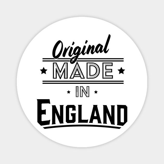 Original Made in England retro logo. Magnet by nickemporium1